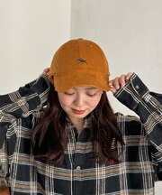 【POLOCHAMPS】コーデュロイキャップ