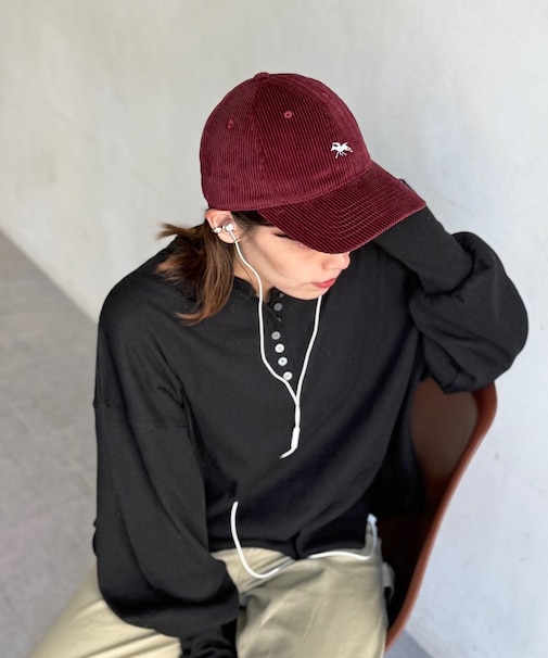 【POLOCHAMPS】コーデュロイキャップ