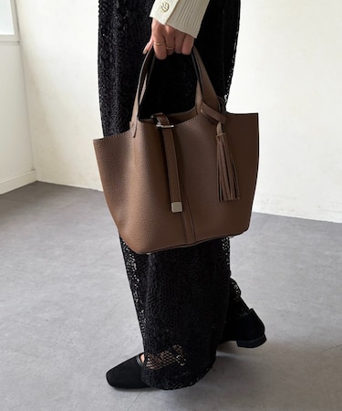 タッセル付トートBAG