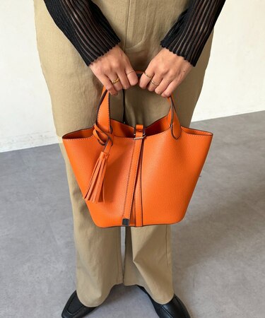 タッセル付トートBAG