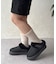 厚底ムートンシューズ