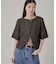 【Omekashi】ツイードハーフスリーブショートジャケット