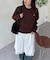 【U.S. POLO ASSN.】アクリルクルーネックニット