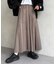 フェイクスエードプリーツスカート