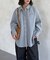 【WEB限定】ウールタッチビッグシャツ