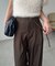 【CAPRICIEUX LE'MAGE】WタックベルトSETパンツ