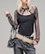 【WHO'S WHO gallery】ホールネックドッキングトップス