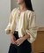 【CAPRICIEUX LE'MAGE】シアーバルーンブラウス