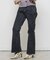 【WHO'S WHO gallery】ストレッチ転写加工フレアパンツ