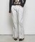 【WHO'S WHO gallery】ストレッチ転写加工フレアパンツ