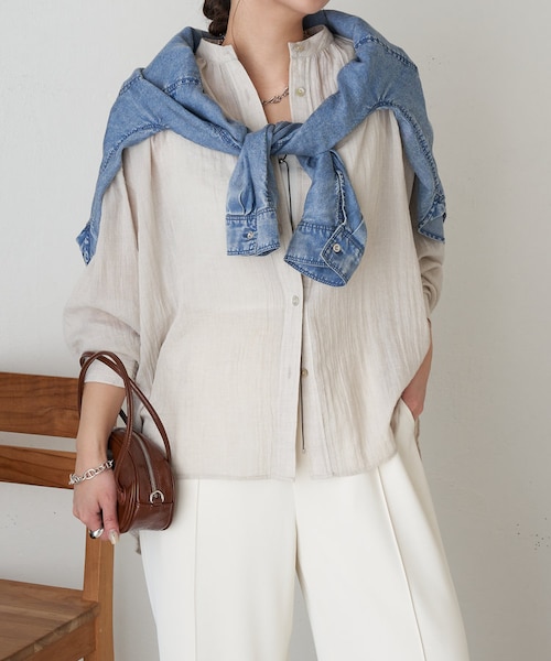 ガーゼギャザーシャツ｜ガリャルダガランテのアウトレット通販｜三井