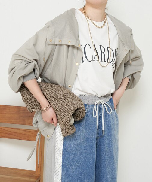 シアー天竺ブルゾン