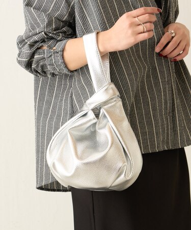 ワンハンドルラウンドバッグ