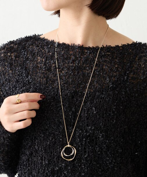 Wサークルネックレス