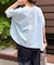 【ポンチョシルエット／大人Tシャツ】【WEB限定カラー】バックテープカットソー