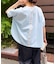 【ポンチョシルエット／大人Tシャツ】【WEB限定カラー】バックテープカットソー