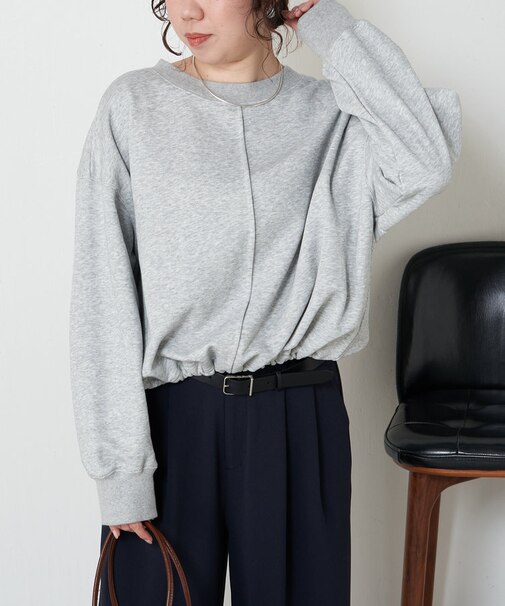 ドロストショートプルオーバー