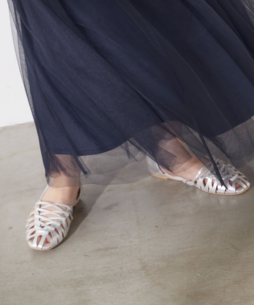 レースアップシューズ