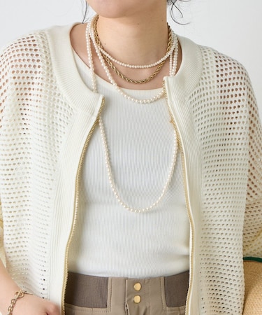 パールロングネックレス