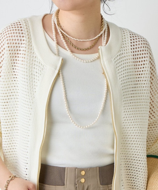 パールロングネックレス