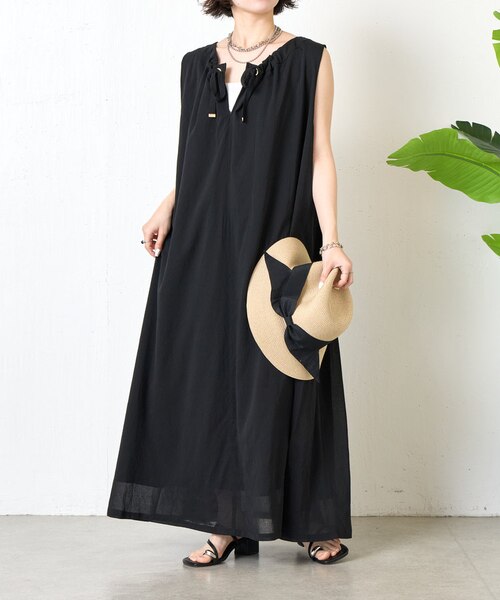 ふわかるワンピ】2WAYリボンシアーワンピース｜ガリャルダガランテの