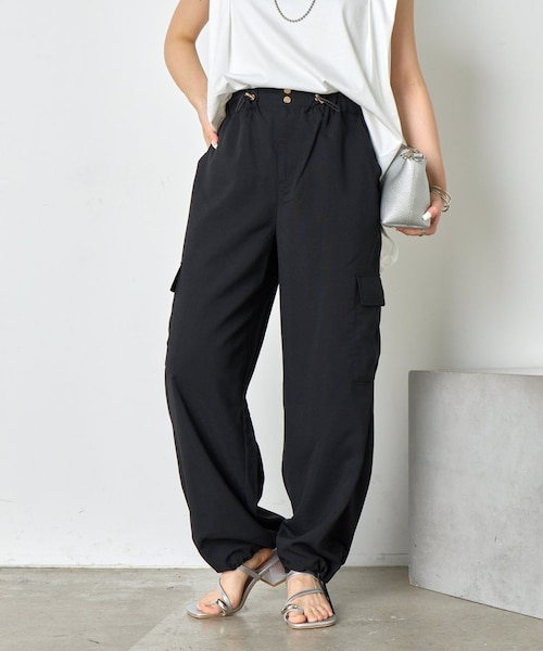 リネンライクパラシュートパンツ｜ガリャルダガランテのアウトレット