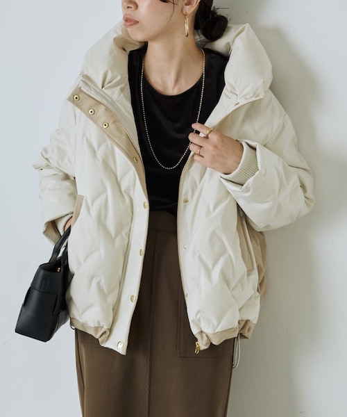 専用出品　ガリャルダガランテ　ダウンベスト　ベージュ GALLARDAGALANTE（ガリャルダガランテ）の「ボリュームファー