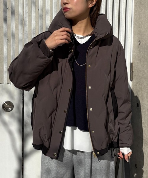 GALLARDAGALANTE 配色テントライン　ダウンジャケット リクエスト多数】配色テントラインダウンジャケット｜ガリャルダ