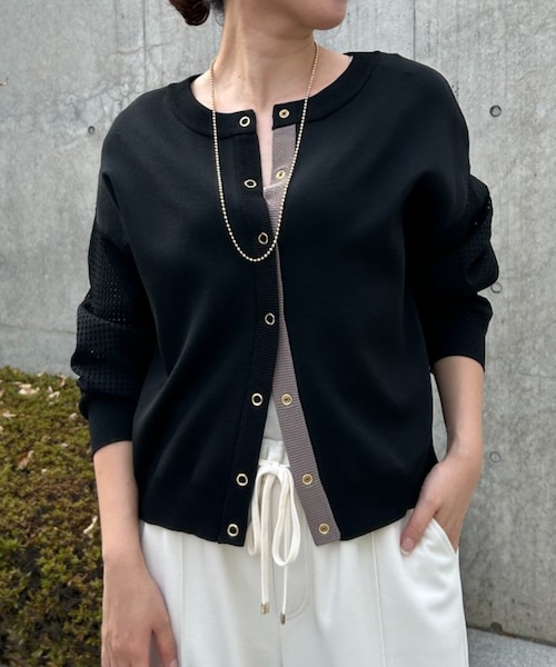 前後2WAY仕様／ロングシーズン着れる！】ビハイ袖メッシュ2WAY