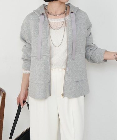 【新色登場！】フリル切替パーカー