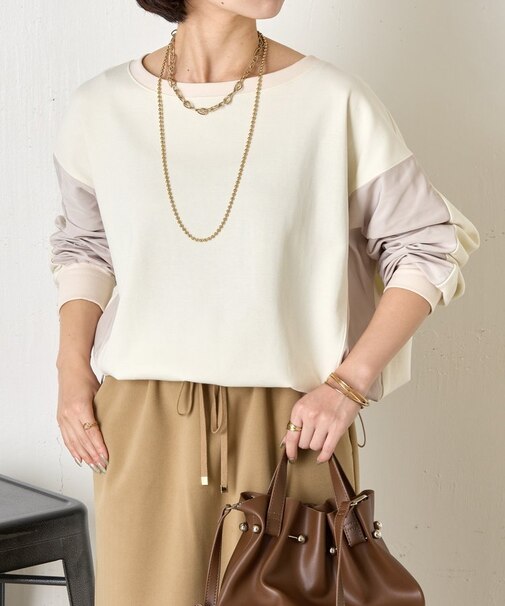 袖フハクドルマンカットソー