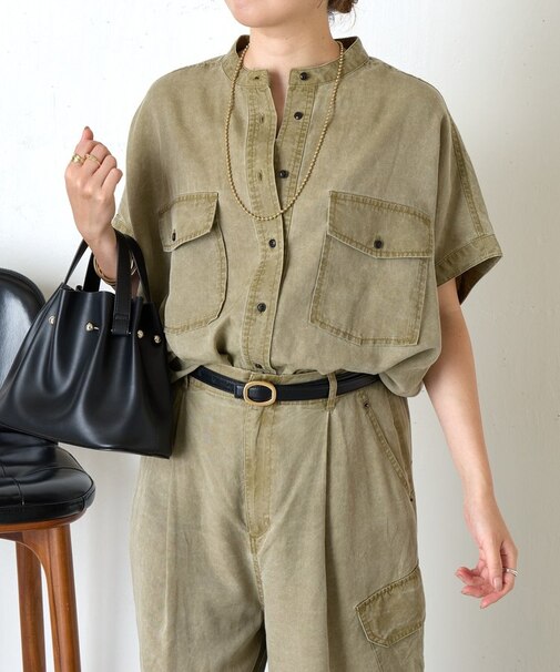 リヨセルツイルシャツ