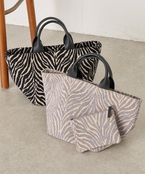yoke 23ss ジャガードトートバッグ YOKE | JACQUARD TOTE BAG(BEIGE) | ジャガードトートバッグ