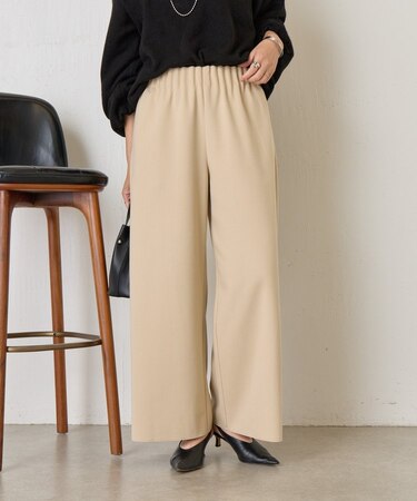 ウールライクキャタピラーパンツ