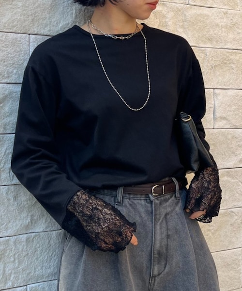 異素材バックフレアカットソー｜ガリャルダガランテのアウトレット通販