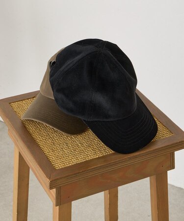 細コーデュロイキャップ