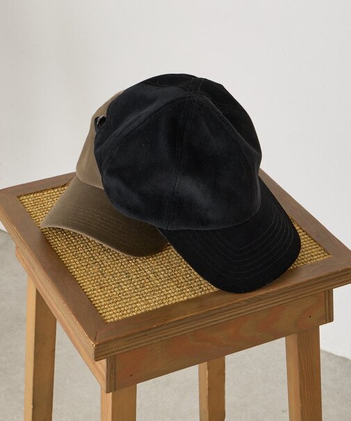 細コーデュロイキャップ