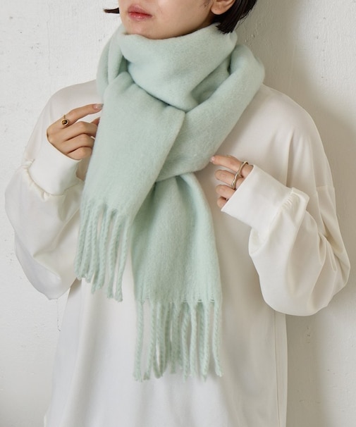 無地起毛ストール