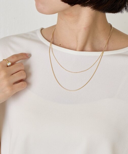 スリムセットチェーンネックレス