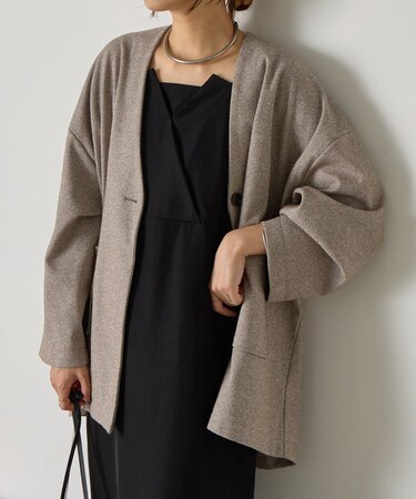 ウールライクオーバーコート