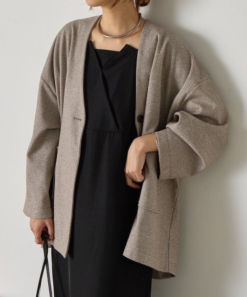 ウールライクオーバーコート