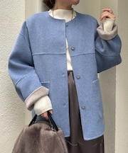 リバーシブルコクーンジャケット