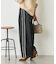 サイドフリンジデニムパンツ