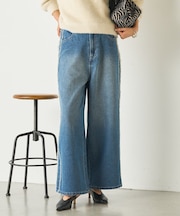 サイドフリンジデニムパンツ