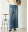 サイドフリンジデニムパンツ
