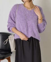 ソフトシャギーキモウニット