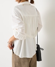 バックタブストライプシャツ