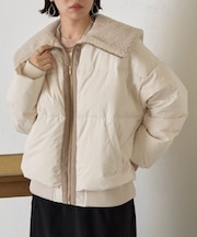 ボアカラーラインジャケット