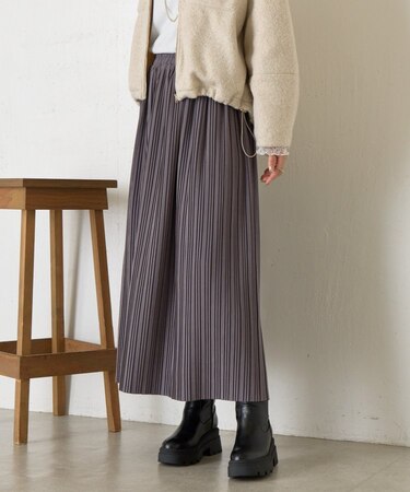 ピーチボックスプリーツスカート