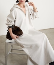 ハーフジップキモウワンピース